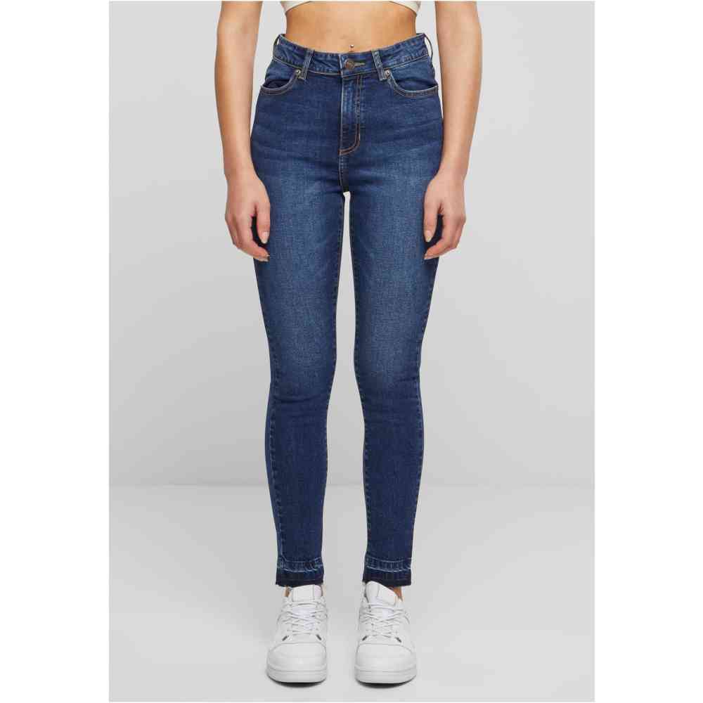 Urban Classics - Skinny fit Skinny jeans - Donkerblauw